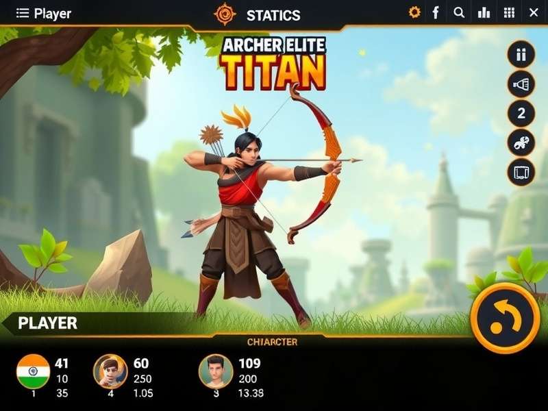 Fiesta Archer Elite Titan character selection screen